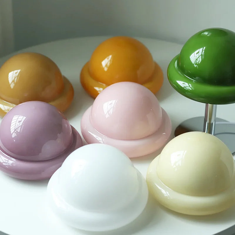 Retro Glass Mushroom Table Lamp