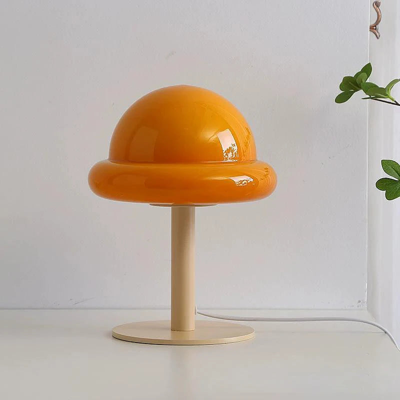 Retro Glass Mushroom Table Lamp