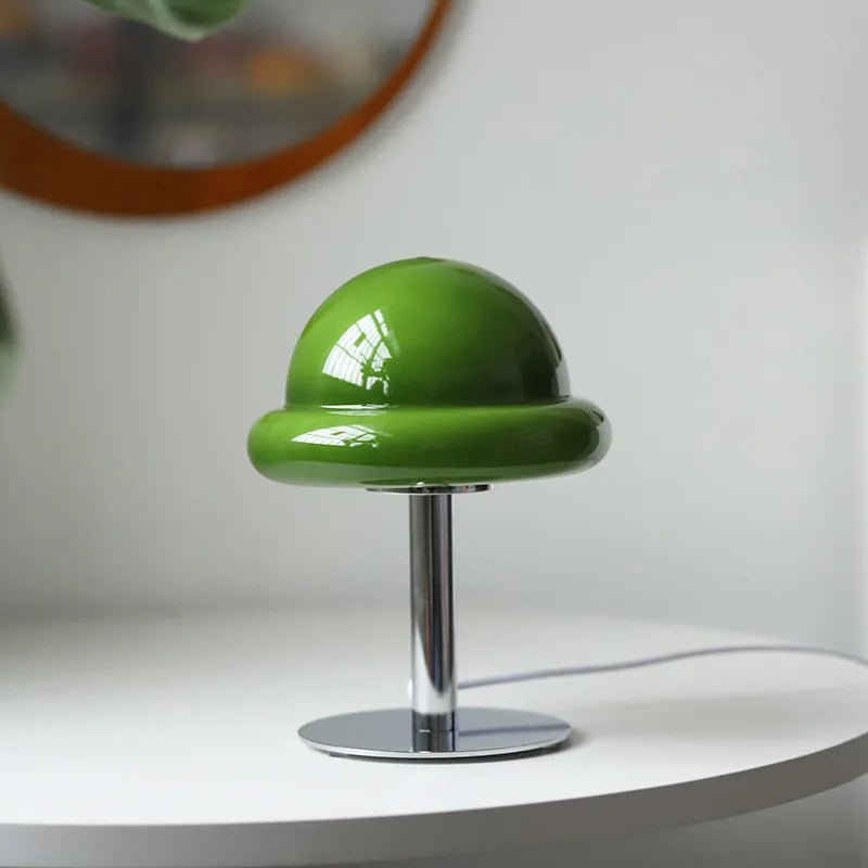 Retro Glass Mushroom Table Lamp