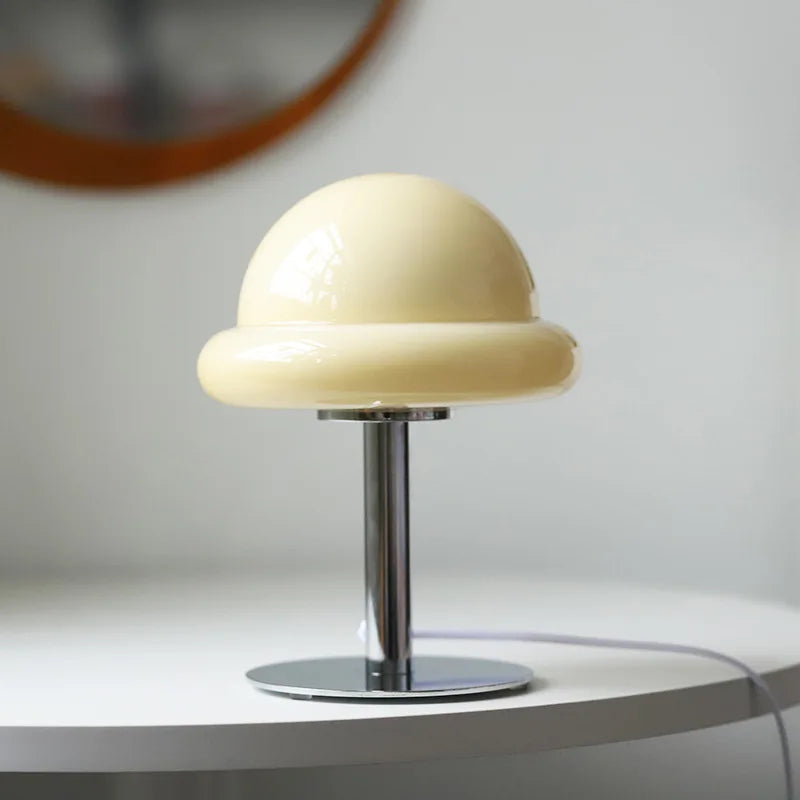 Retro Glass Mushroom Table Lamp